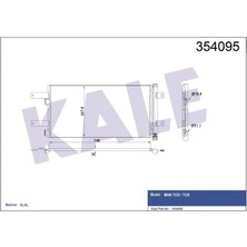 Kale Klima Radyatörü Man Tgs /tgx  Al/al (1 Ad )