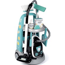 Luord - Store Mey Ithalat® 7600330316 Smoby Temizlik Arabası ve Elektrikli Süpürgesi Oyun Seti