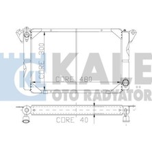 Kale Bakır Radyatör Renault R12 Tl/tx/stw Toros 3 Sıra Pn Sistem (1 Ad )