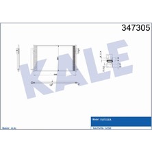 Kale Klima Radyatörü Fıat Egea 1.4 Benzınlı Al/pl/brz (1 Ad )