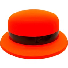 Zero Land Cosmotex Neon Partisi Turuncu Renk Melon Plastik Parti Şapkası