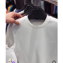 Atk Giyim Atkgiyim Erkek Slim Fit Yuvarlak Yaka Interlok Pamuklu Tişört - Yeni Sezon 5 Renk Oysho Kumaş Tülermez