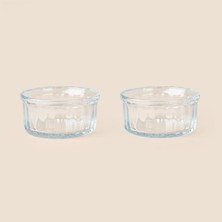 Matmel Glass 2'li Cam Fırın Kabı - Şeffaf - 10 cm
