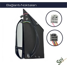 Spj Dikiz Aynası Sol Fıat Boxer Jumper Ducato Elektrikli  19-> Sinyalli Sensörlü 8+2 Pın  16WATT (1 Ad )