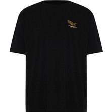 Krtlyvs Beşiktaş Jk Black Eagles Socıety Kartal Logo Erkek T-Shırt