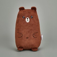 Matmel Soft Bear Figürlü Yastık - Kahverengi - 30X33 cm