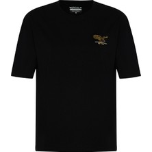 Krtlyvs Beşiktaş Jk Black Eagles Socıety Kartal Logo Kadın T-Shırt