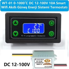 Yate10 Wt-01 Smart Wifi DC12-100V 1000C Güneş Paneli Termostat-Timer