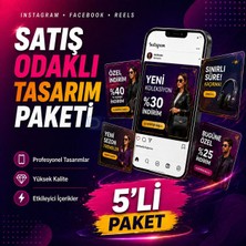 Profesyonel Sosyal Medya Post Tasarımı | Instagram & Facebook Için 5’li Premium Görsel Paket | Markanıza Özel Reklam Tasarımları