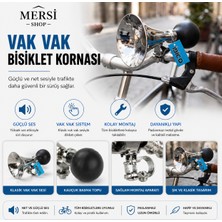 Mersi Shop Bisiklet Korna Vak Vak Klasik Metal Görünümlü Gidon Kornası