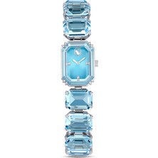 Swarovski Millenia Saat Octagon Cut Bileklik Mavi Paslanmaz Çelik