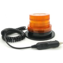 Tas 12-24V Süper LED Küçük Çakar Lamba  Çakmak Fişli Mıknatıslı (1 Ad )