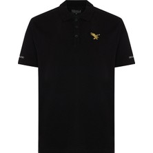 Krtlyvs Beşiktaş Jk Black Eagles Socıety Kartal Logo Polo T-Shırt
