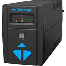 Tescom 800VA Leo+ LEO800AP Modem Protect LED Ekran Ups
