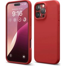 Renas Store Newface Iphone 16 Kılıf First Silikon - Kırmızı
