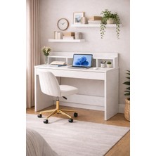 Mobix Home MK02 Çalışma Masası Çekmeceli Beyaz