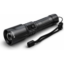 Colezium Bedotech Bd-13 15W Tg LED Alüminyum Alaşımlı Zoomlu Type-C Dijital Göstergeli Şarjlı El Feneri