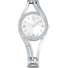 Swarovski Hyperbola Halka Bileklik Saat Isviçre Üretimi Paslanmaz Çelik