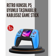 Renas Store Nostaljik Mini Gamepad | 520 Hazır Oyun, Tak Oyna