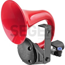 Seger 12V Tek Borulu Havalı Korna  (Unıchorn / Tek Boynuz) (1 Ad )