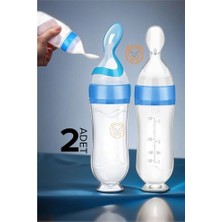 Renas Store Turk Kaşıklı Bebek Mama Besleyici Silikon Littloo 2 Adet