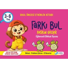 Harika Çocuk Yayınları Farkı Bul Kitabı Nevbahar Erçoklu 3-6 Yaş İçin Eğlenceli Dikkat Oyunu