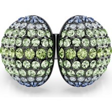 Swarovski Sublima Kokteyl Yüzük Yuvarlak Kesim Çok Renkli Rutenyum Kaplama 52