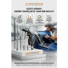 Renas Store Profesyonel Metal Hava Üfleme Tabancası Seti - 21 cm Uzun Kısa Nozul Kompresör Ucu 723153