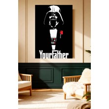 Mushen Studio Darth Vader Your Father Kanvas Tablo Star Wars Duvar Dekoru Sanat Eseri Çerçevesiz Ev Ofis