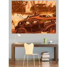 Mushen Studio Mad Max Fury Road Savaş Araçları Kanvas Tablo Duvar Dekoru Sanat Eseri Çerçevesiz Ev Ofis