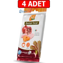 N&D Nd Köpek Ödül Nd Pumpkin Dental Treat Tavuklu Bal Kabaklı Narlı Orta ve Büyük Irk Yetişkin Köpek Ödül Maması 4ADET 100 gr (7'li)