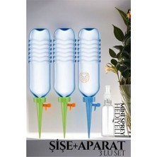 Renas Store Turk Çiçek Damlama Sulama Şişe Aparat Seti 3 Şişe
