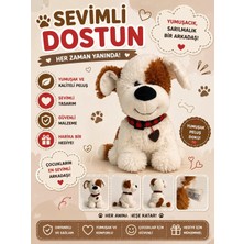 Rbı Peluş Madalyonlu Sevimli Köpek Gerçek Hissiyat 30 cm