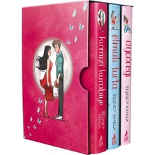 Ren Kitap Ayçöreği - Elmalı Turta - Kırmızı Kurabiye 3 Kitap Takım Zeynep Sahra Ciltli Mini Kitap