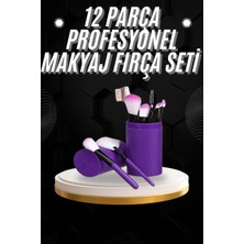 Renas Store 12 Parça Profesyonel Makyaj Fırçası Far Fırçası Allık Fırçası Yumuşak Kıllı