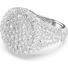 Swarovski Meteora Kokteyl Yüzük S Beyaz Rodyum Kaplama 55