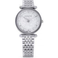 Swarovski Crystalline Wonder Saat Metal Bileklik Gümüş Paslanmaz Çelik