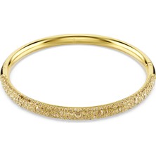 Swarovski Sublima Bangle Bileklik Kar Pavé Beyaz Sari Altin Rengi Kaplama M