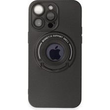 Mey Ithalat®   iPhone 13 Pro Max Kılıf Lukka Magneticsafe Kapak - Siyah