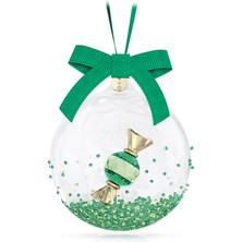 Swarovski Holiday Cheers Dulcis Ball Ornament Green
