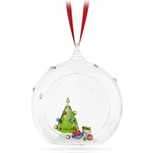 Swarovski Holiday Cheers Tree And Gifts Ball Ornament