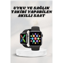 Renas Store Akıllı Saat Wireless Şarj Yüksek Çözünürlüklü Müzik Dinleme Sesli Cevaplama