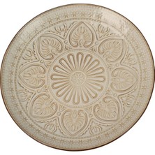 Boyner Evde Servis Tabağı Stoneware Tabak Dıa 265MM 3ASS