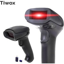 Tiwox VSK-118+, El Tipi, Laser, 2d Karekod, Kablosuz, Barkod Okuyucu (Mini USB Dongle ile Birlikte)