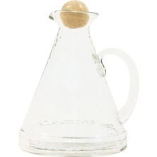 Yargıcı Mango Ağacı Kapaklı Cam Konik Sürahi(20x28 Cm)
