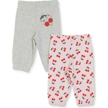 Hellobaby Kız Bebek 2li Alt Meyve Baskılı Ribanalı