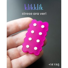 Klikklik Manyetik Stres Yönetim Ürünü Fidget - Fuşya