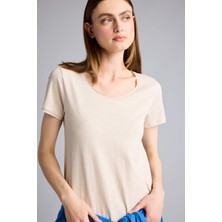 DeFacto %100 Pamuk Regular Fit Bisiklet Yaka Basic Düz Kısa Kollu Tişört K1508AZ26SM