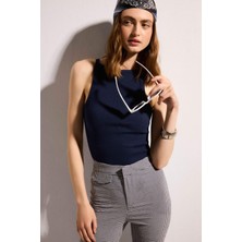 DeFacto Slim Fit Basic Kayık Yaka Fitilli Kaşkorse Tişört H6030AX26SM