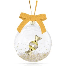 Swarovski Holiday Cheers Dulcis Ball Ornament Yellow